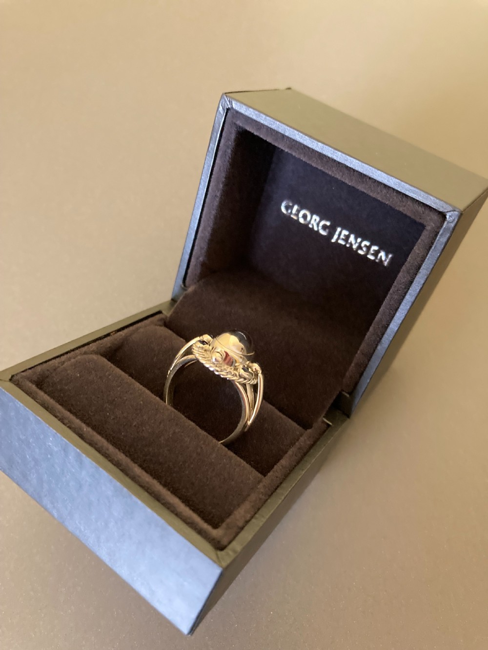 Georg Jensen Danish Silver Ring. No 1A. View VI