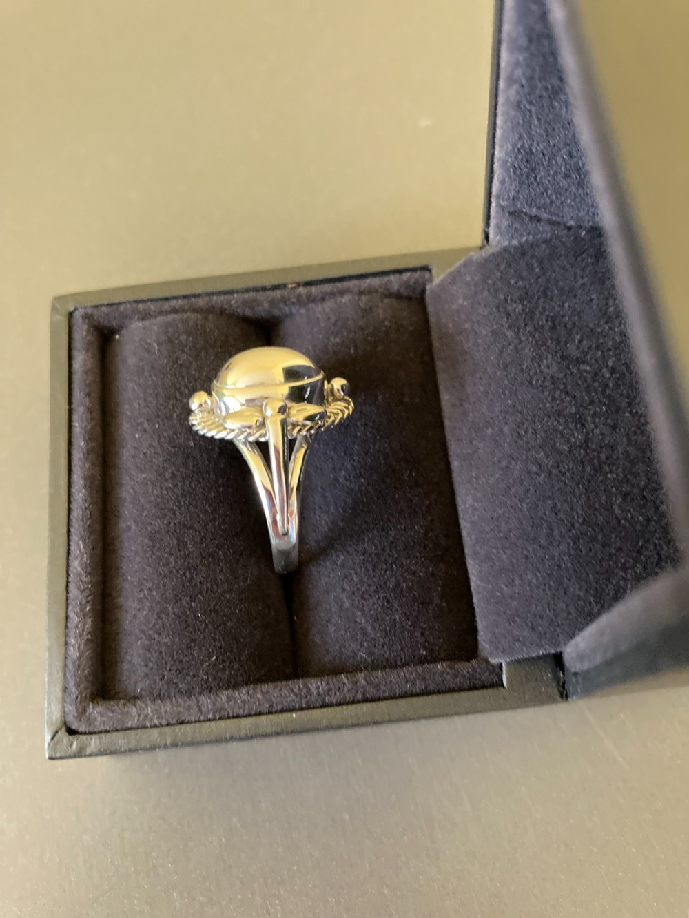 Georg Jensen Danish Silver Ring. No 1A. View VII