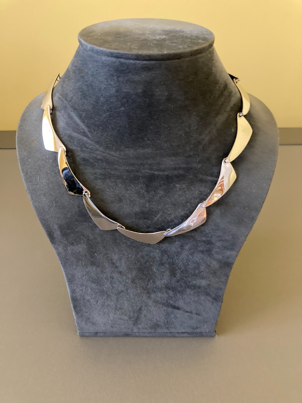 Danish Silver Necklace. By Randers Silver. View III