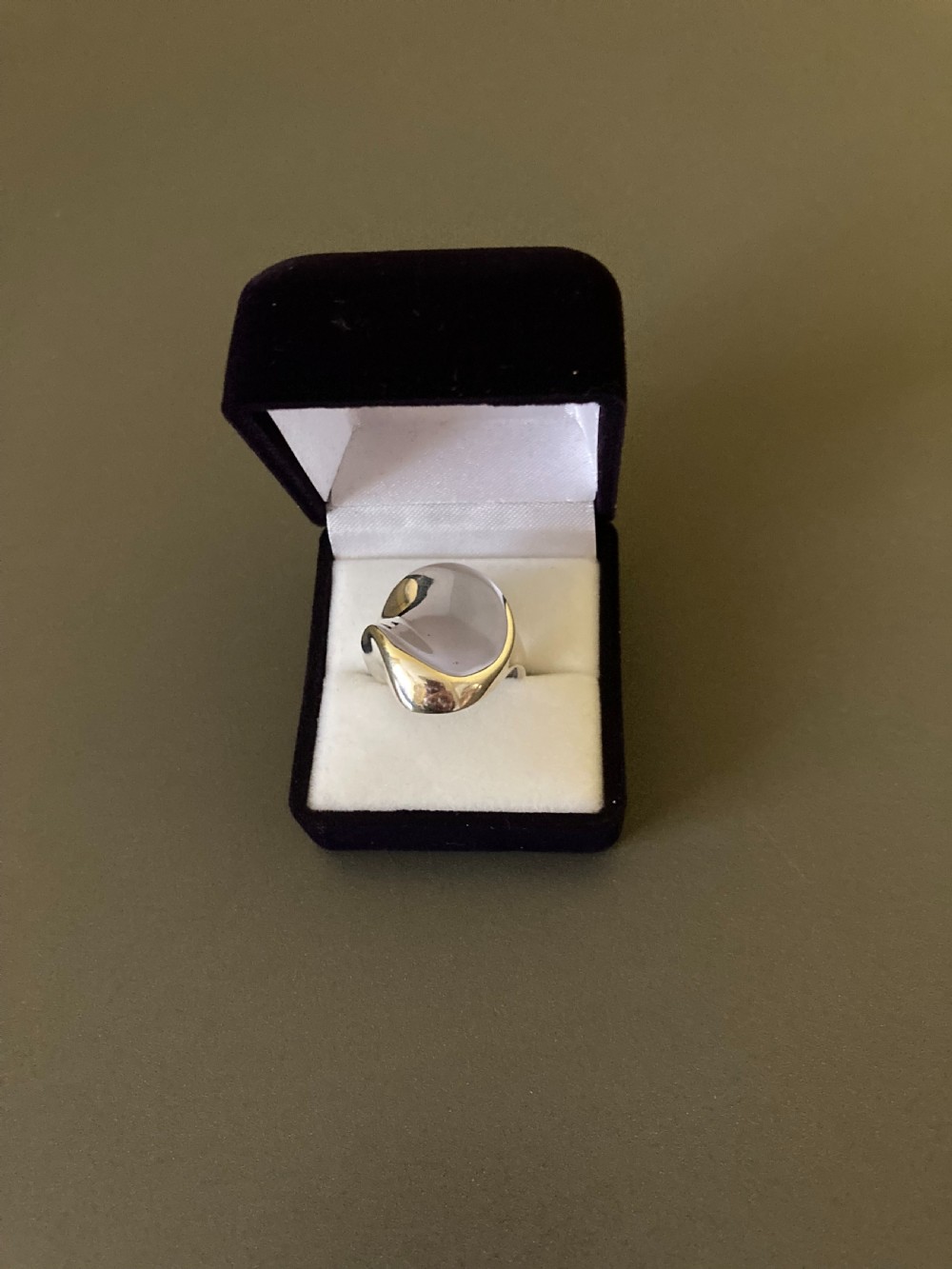 Danish Silver Ring. 1960s. By Randers Silver.