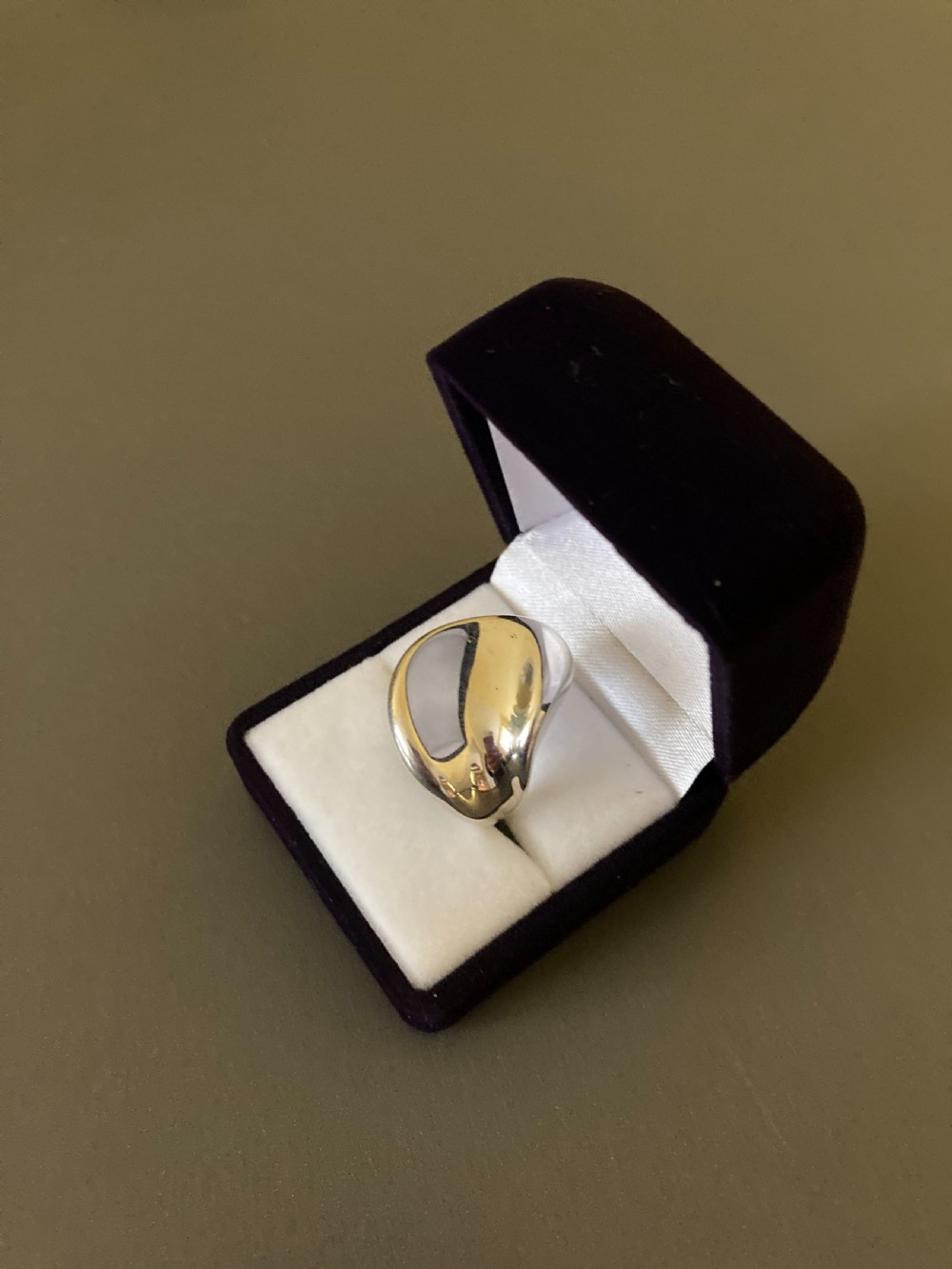 Danish Silver Ring. 1960s. By Randers Silver. View V