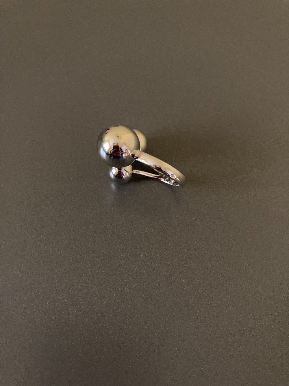 Danish Silver Ring 1960s. By Randers Silver. View IV