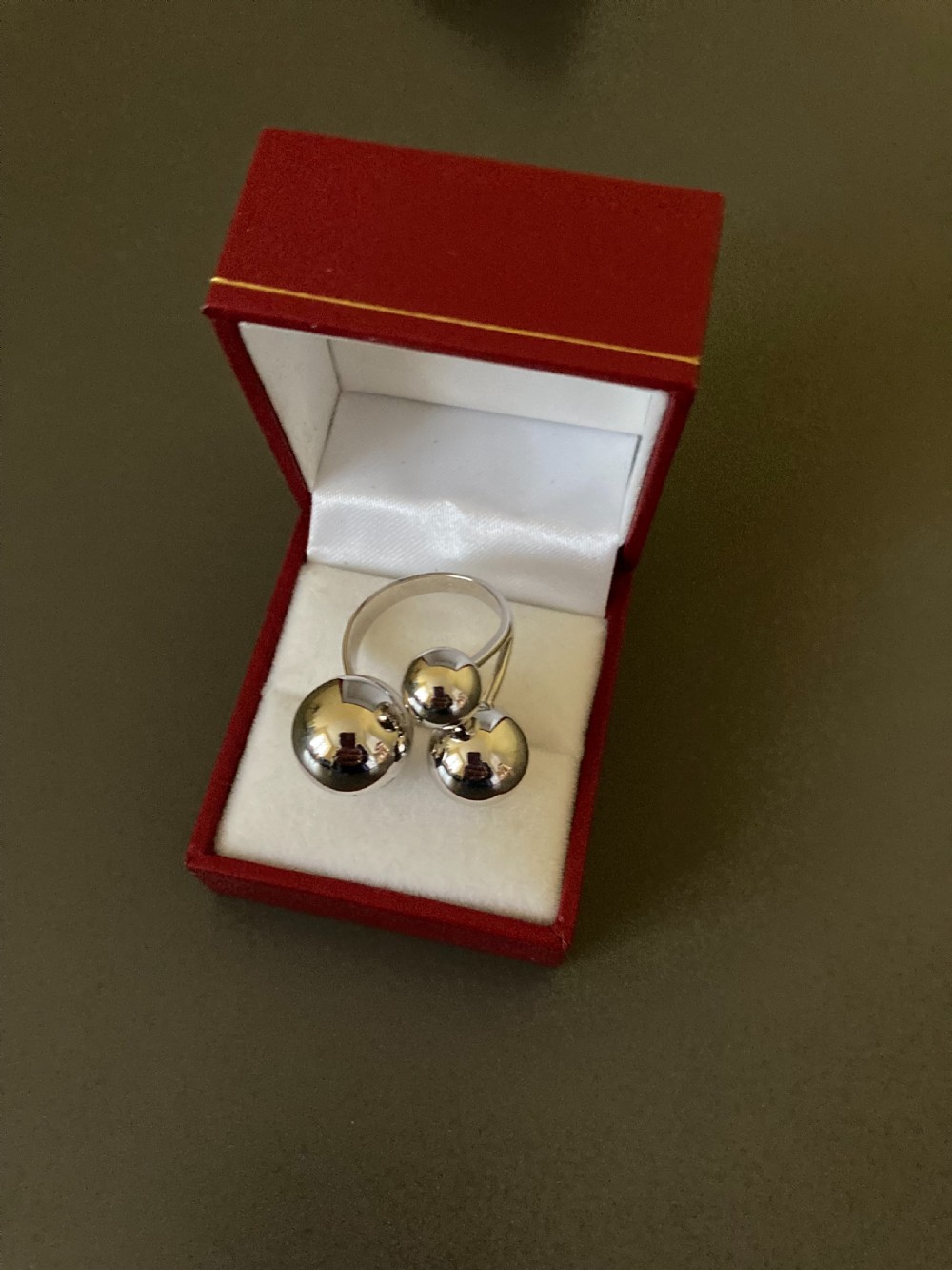 Danish Silver Ring 1960s. By Randers Silver. View VI