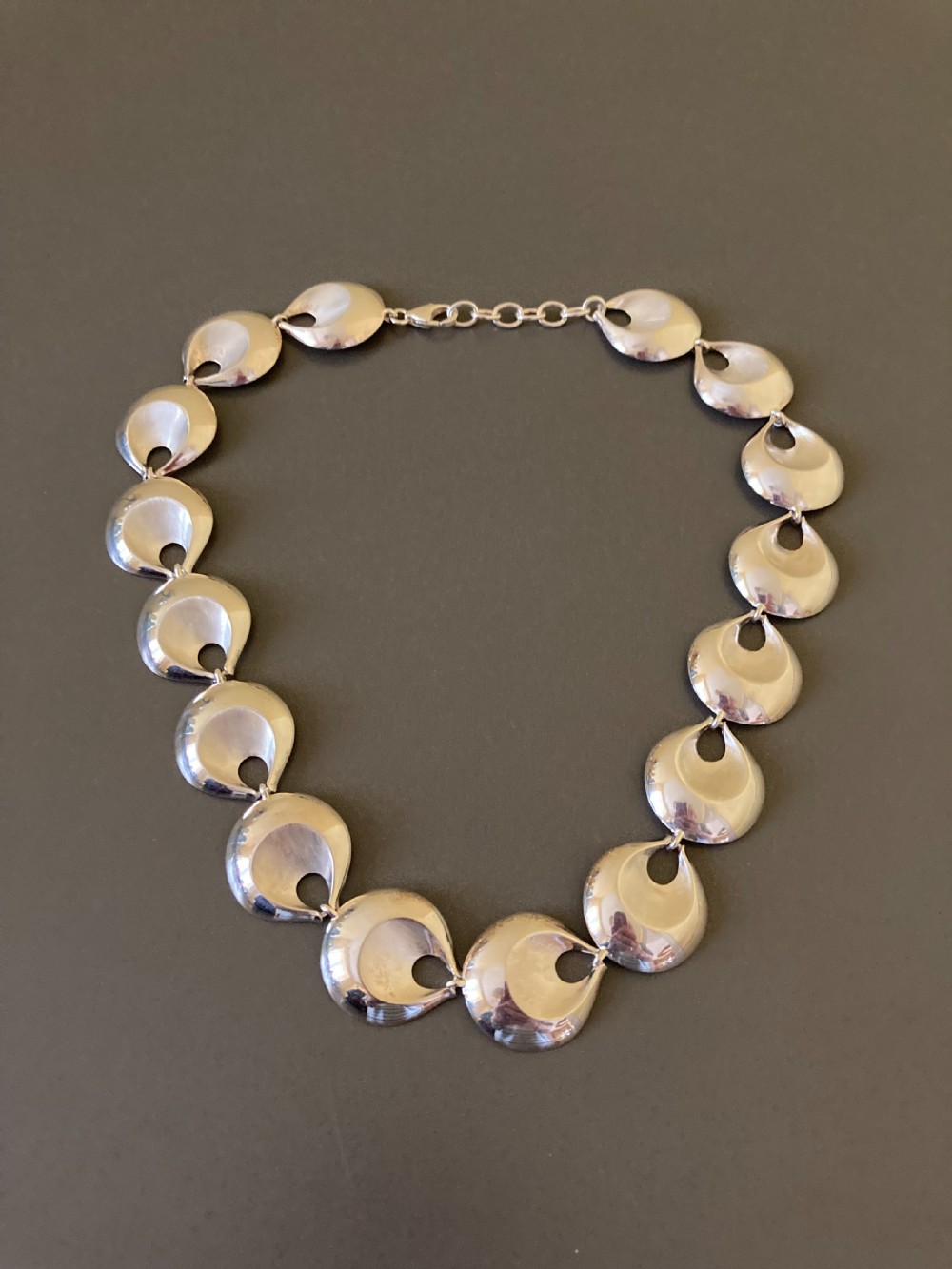 Danish Silver Necklace. By Randers Silver.