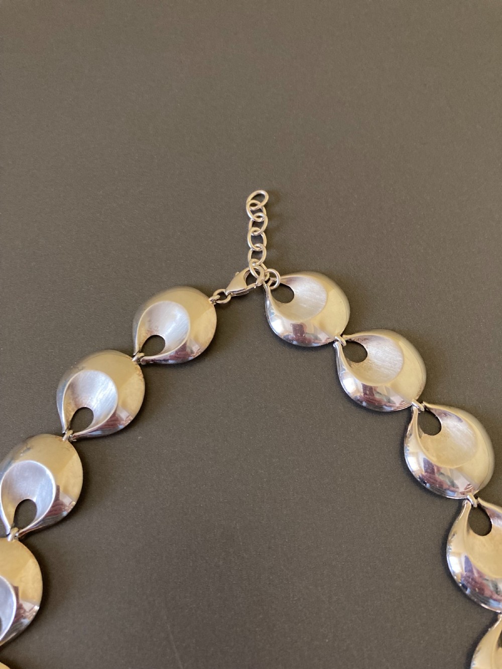 Danish Silver Necklace. By Randers Silver. View V