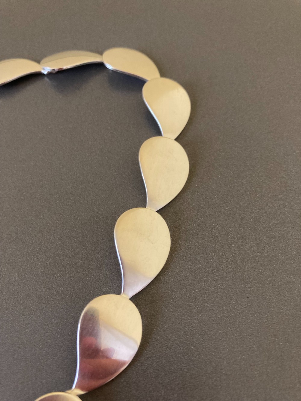 Danish Silver Necklace. By Randers Silver. View II