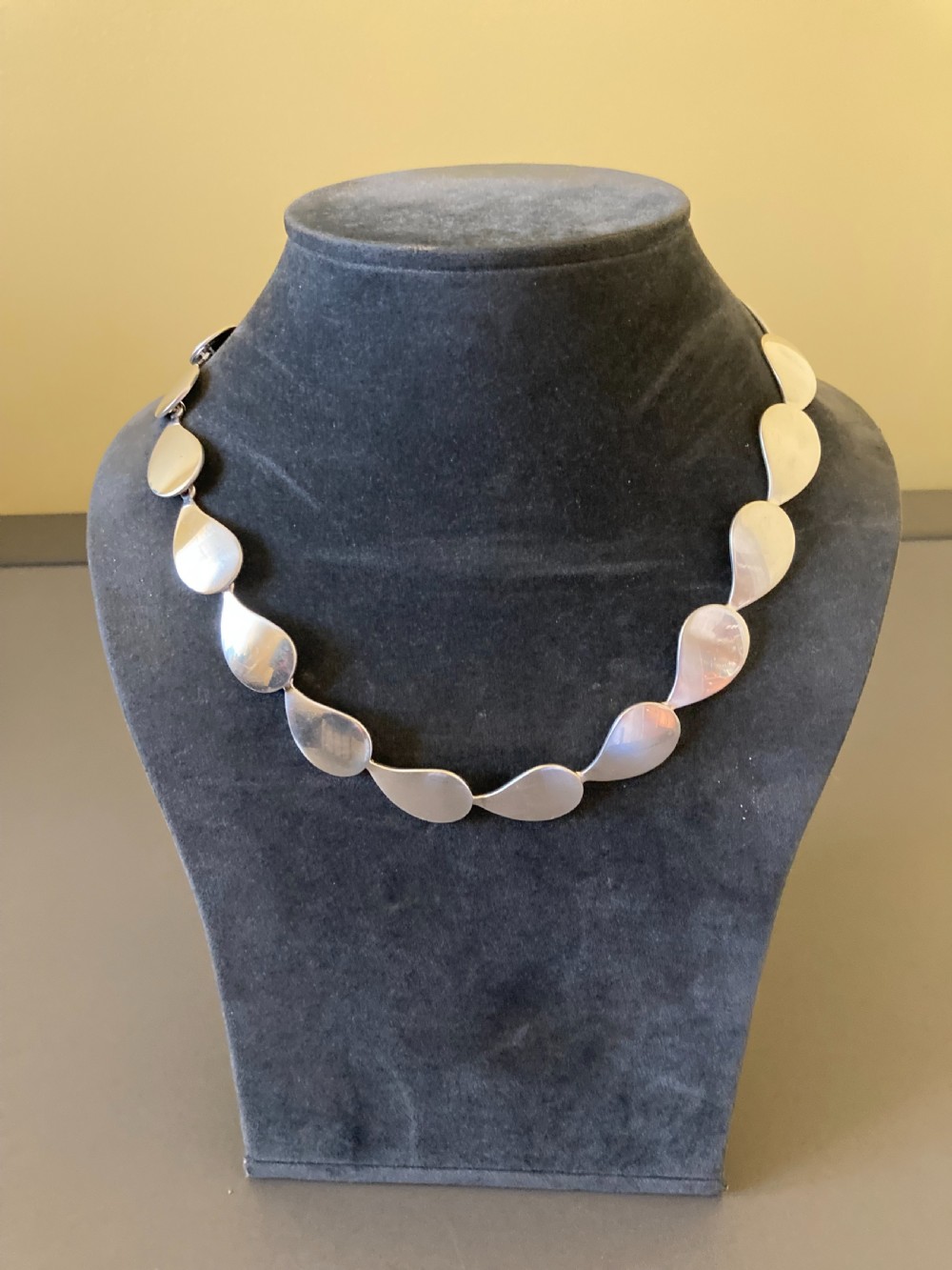 Danish Silver Necklace. By Randers Silver. View III