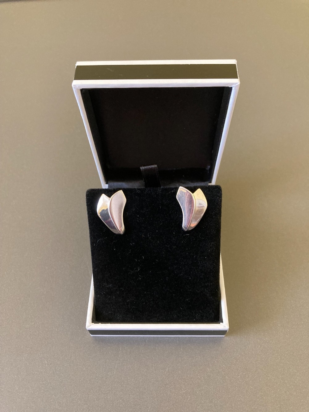 Georg Jensen Danish Silver Earrings.