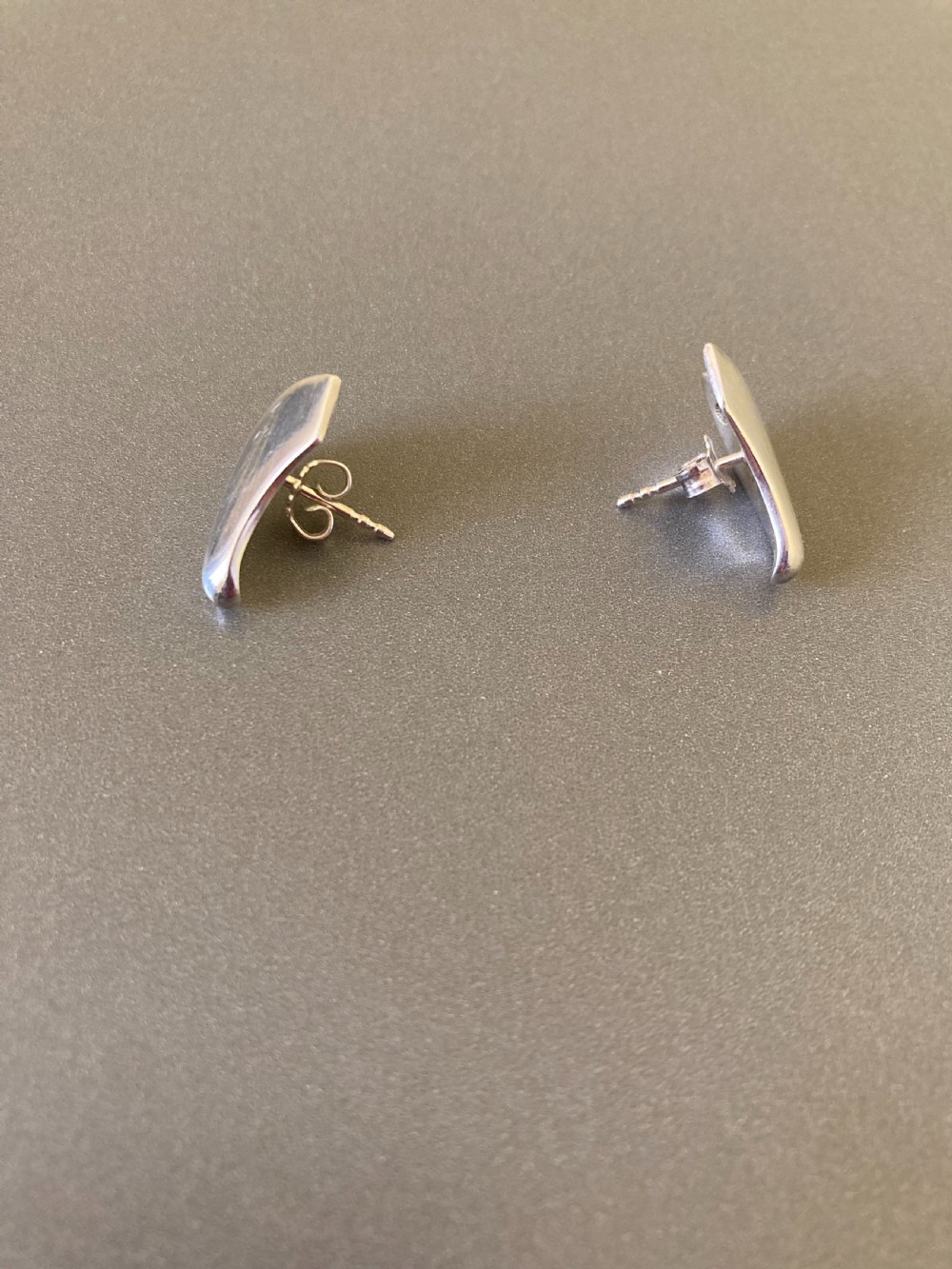 Georg Jensen Danish Silver Earrings. View II
