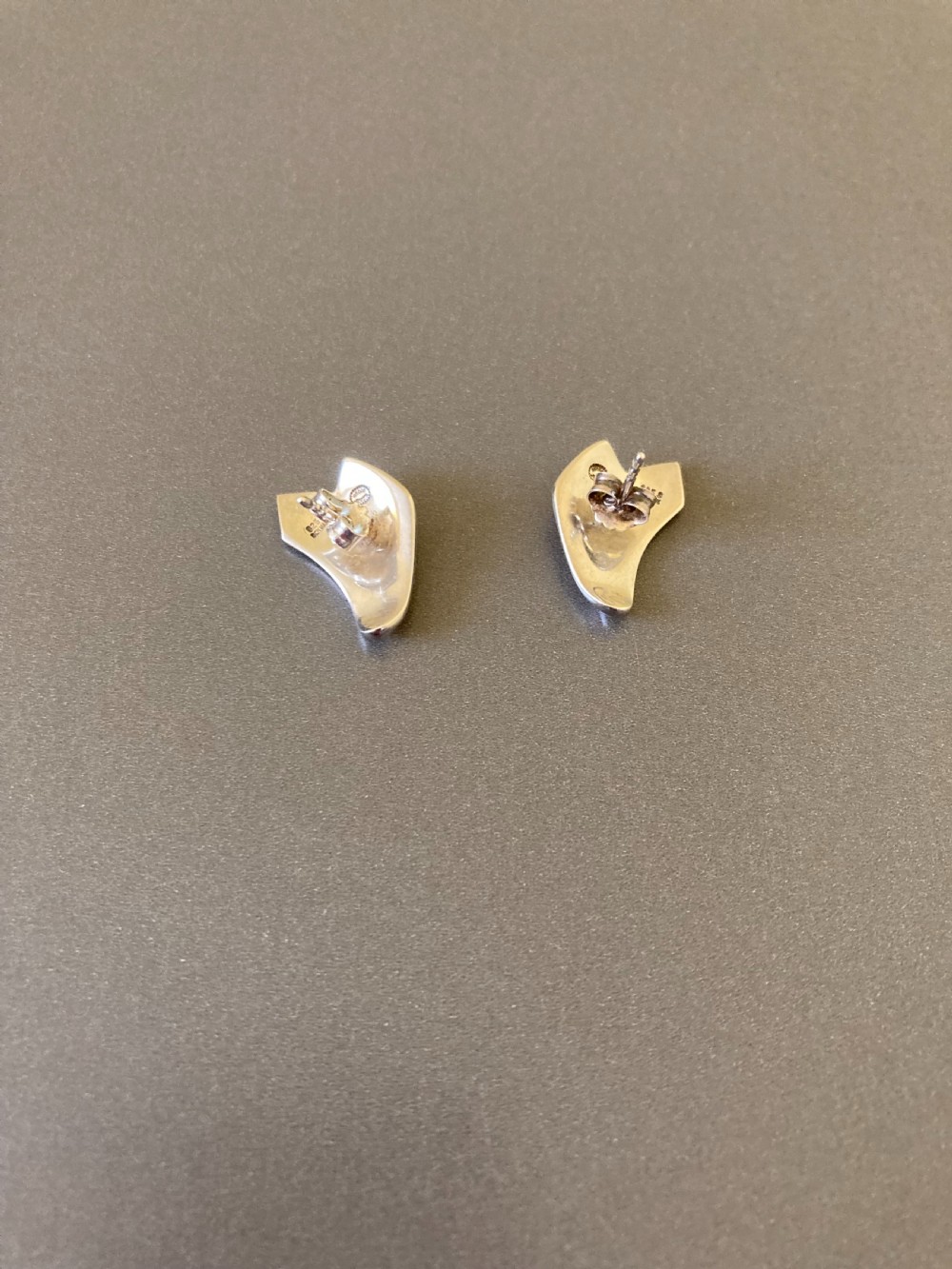 Georg Jensen Danish Silver Earrings. View III