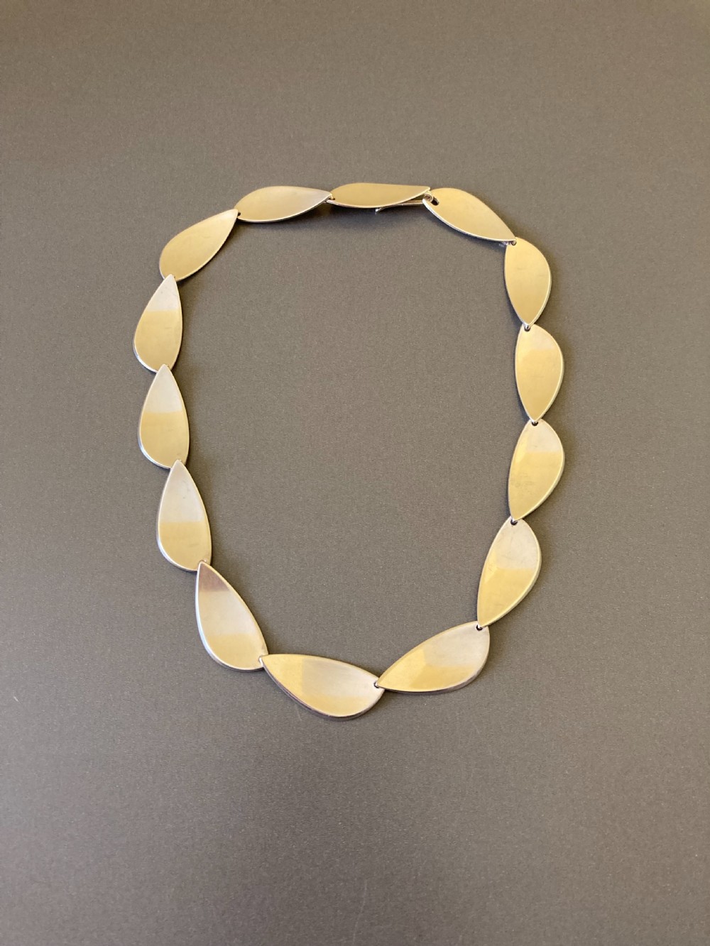 Hans Hansen Danish Silver Necklace. No 318.