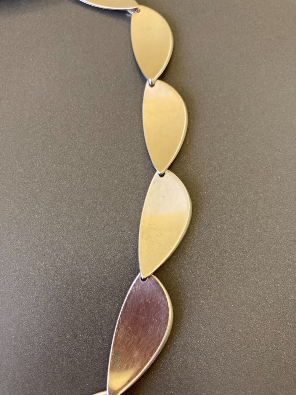Hans Hansen Danish Silver Necklace. No 318. View II