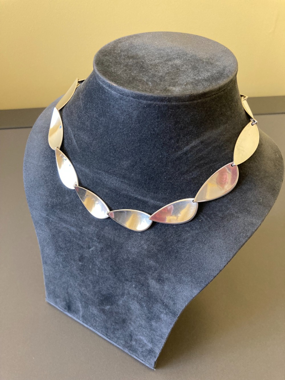 Hans Hansen Danish Silver Necklace. No 318. View III