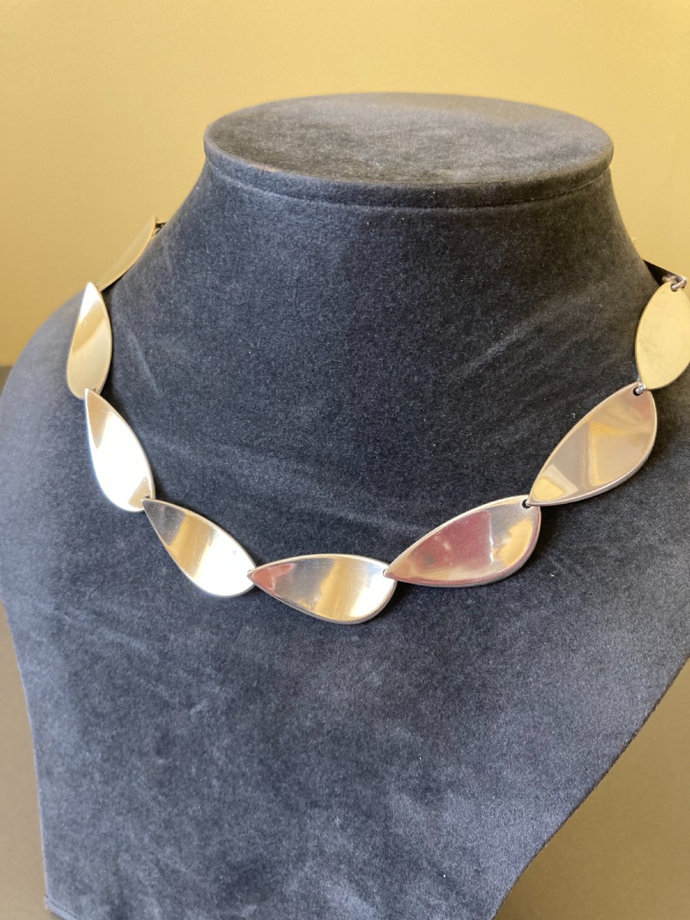 Hans Hansen Danish Silver Necklace. No 318. View IV