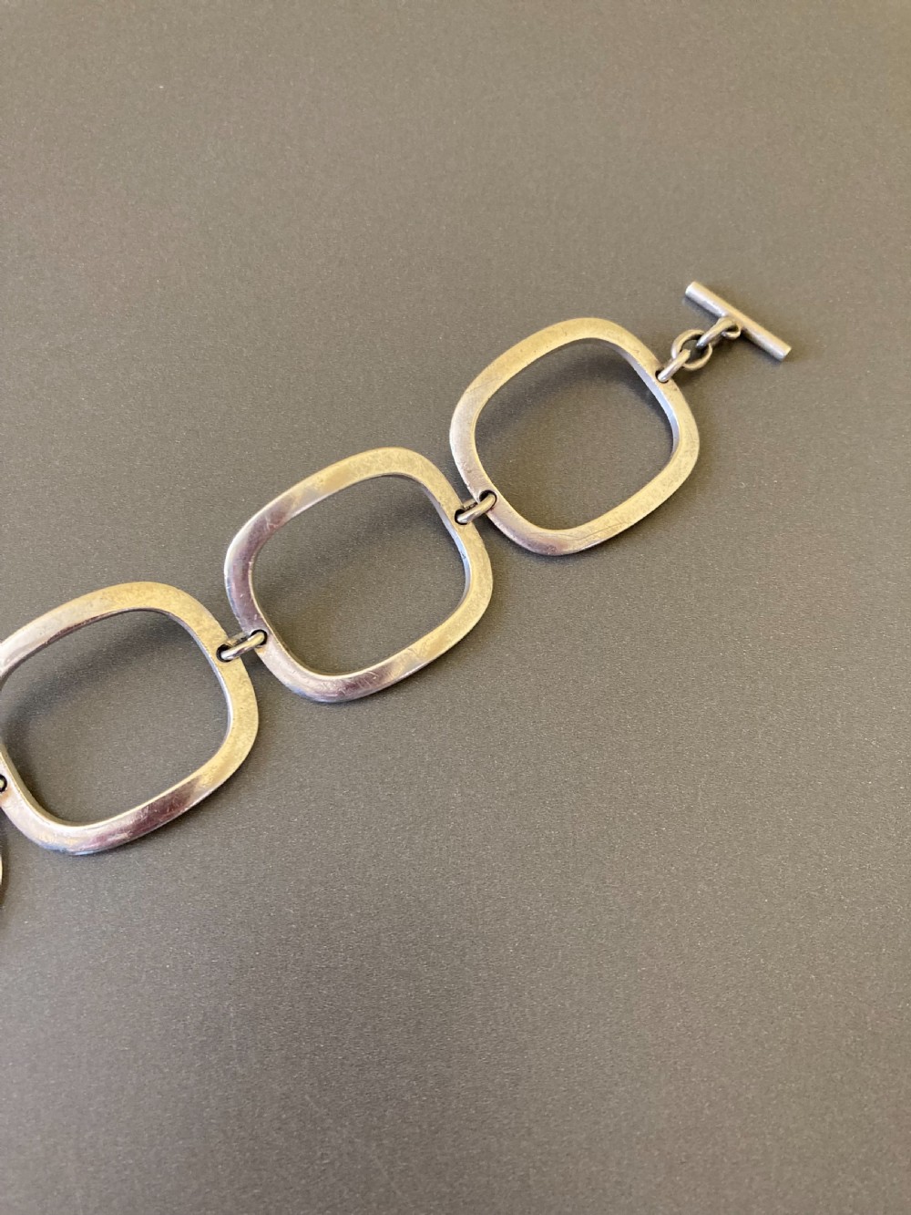 Georg Jensen Danish Silver Bracelet. By Ibe Dahlquest. View II