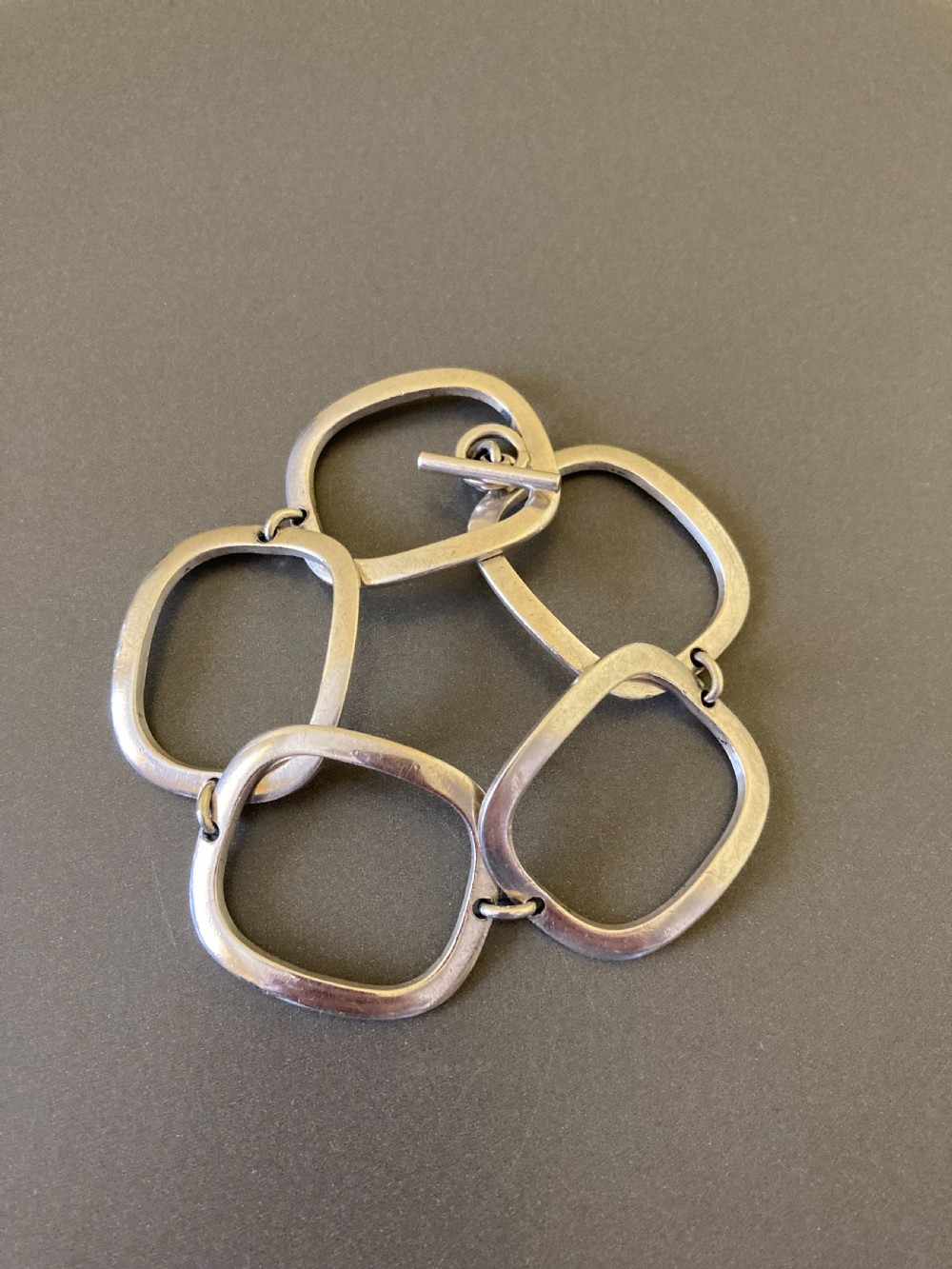 Georg Jensen Danish Silver Bracelet. By Ibe Dahlquest. View IV
