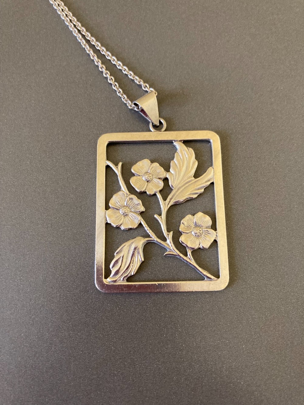 Danish Silver Pendant. 1920s.