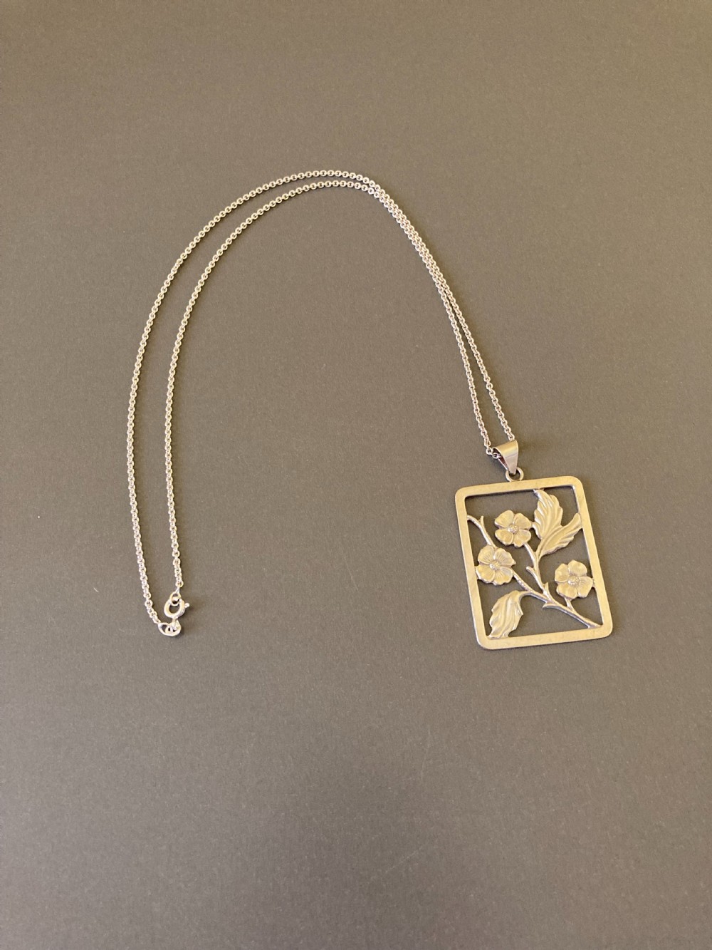 Danish Silver Pendant. 1920s. View II