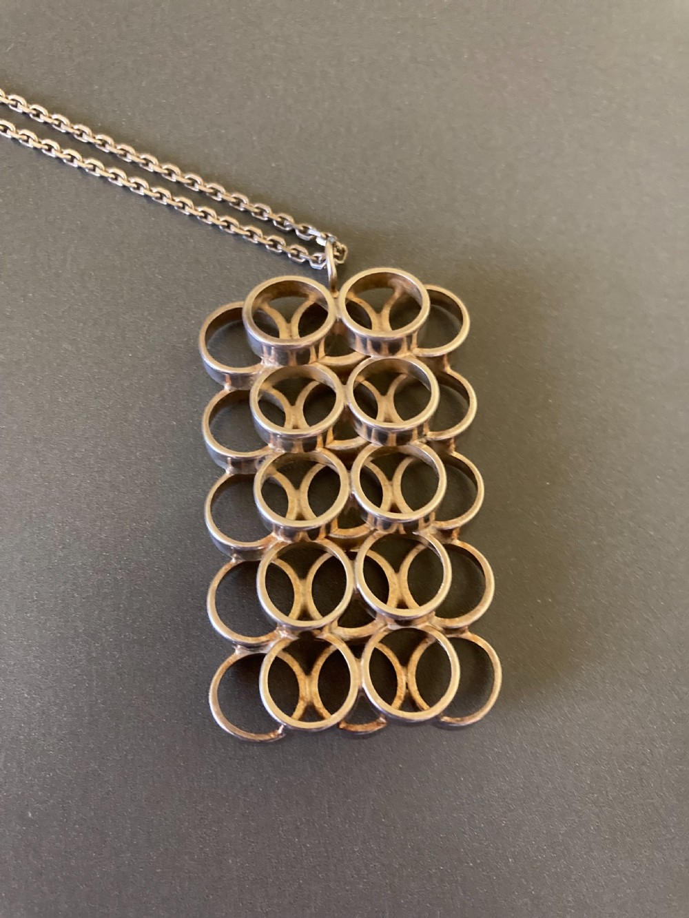 Finnish Silver Pendant. 1960s. View II