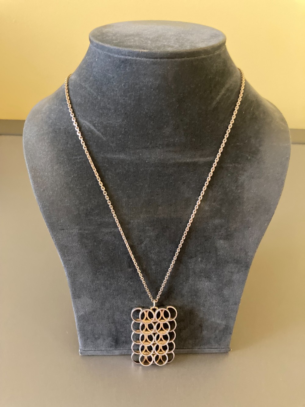 Finnish Silver Pendant. 1960s. View III