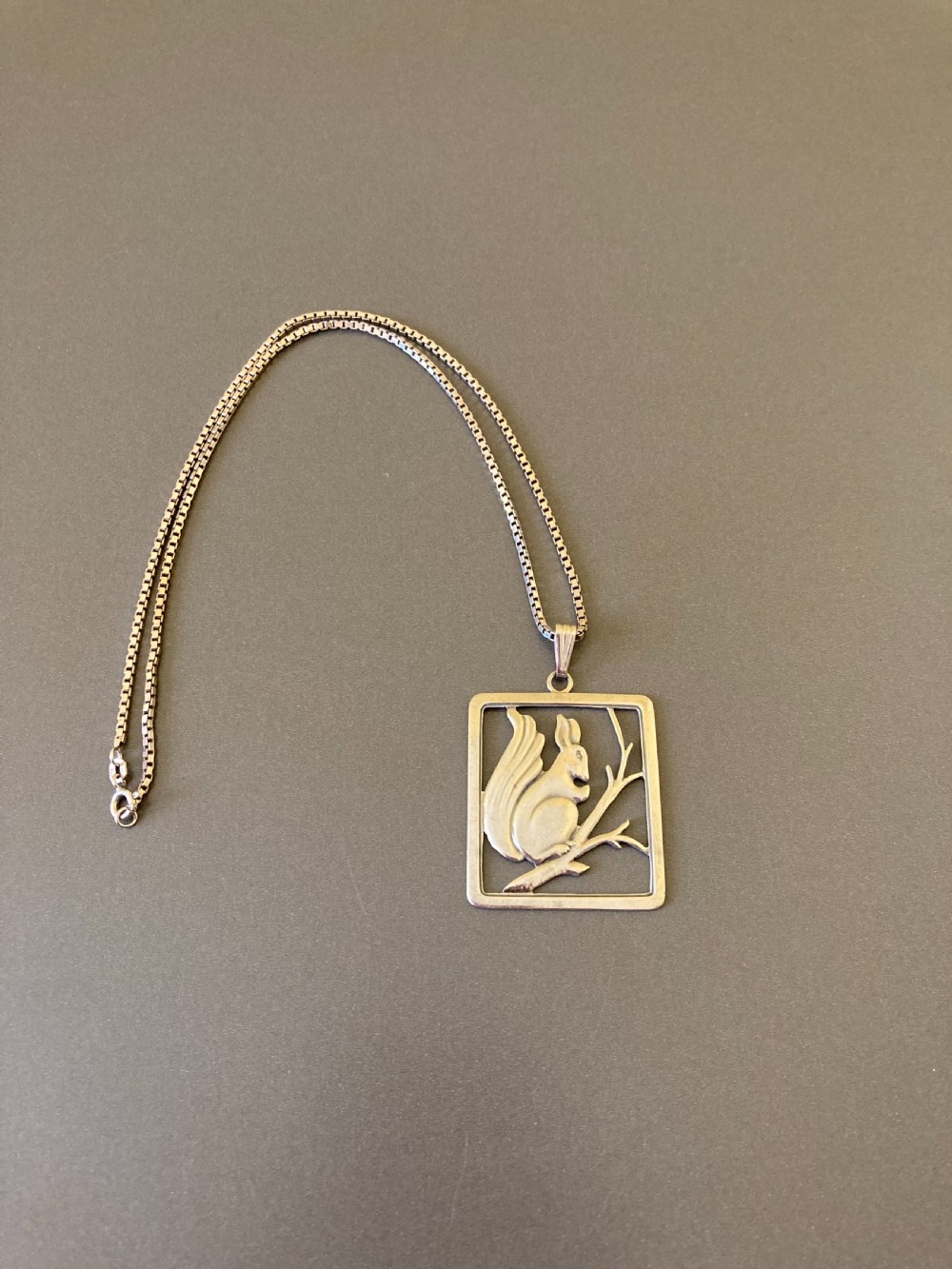 Danish Silver Pendant. 1920s. View II