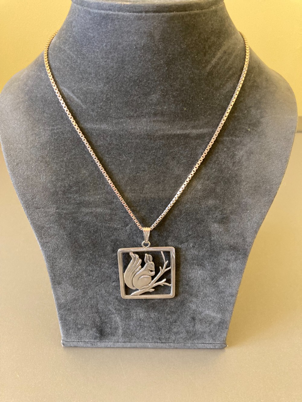 Danish Silver Pendant. 1920s. View III