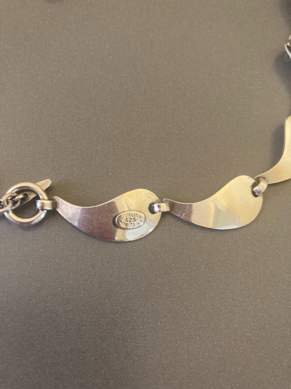 Danish Silver Necklace. By Hermann Siersbol. View V