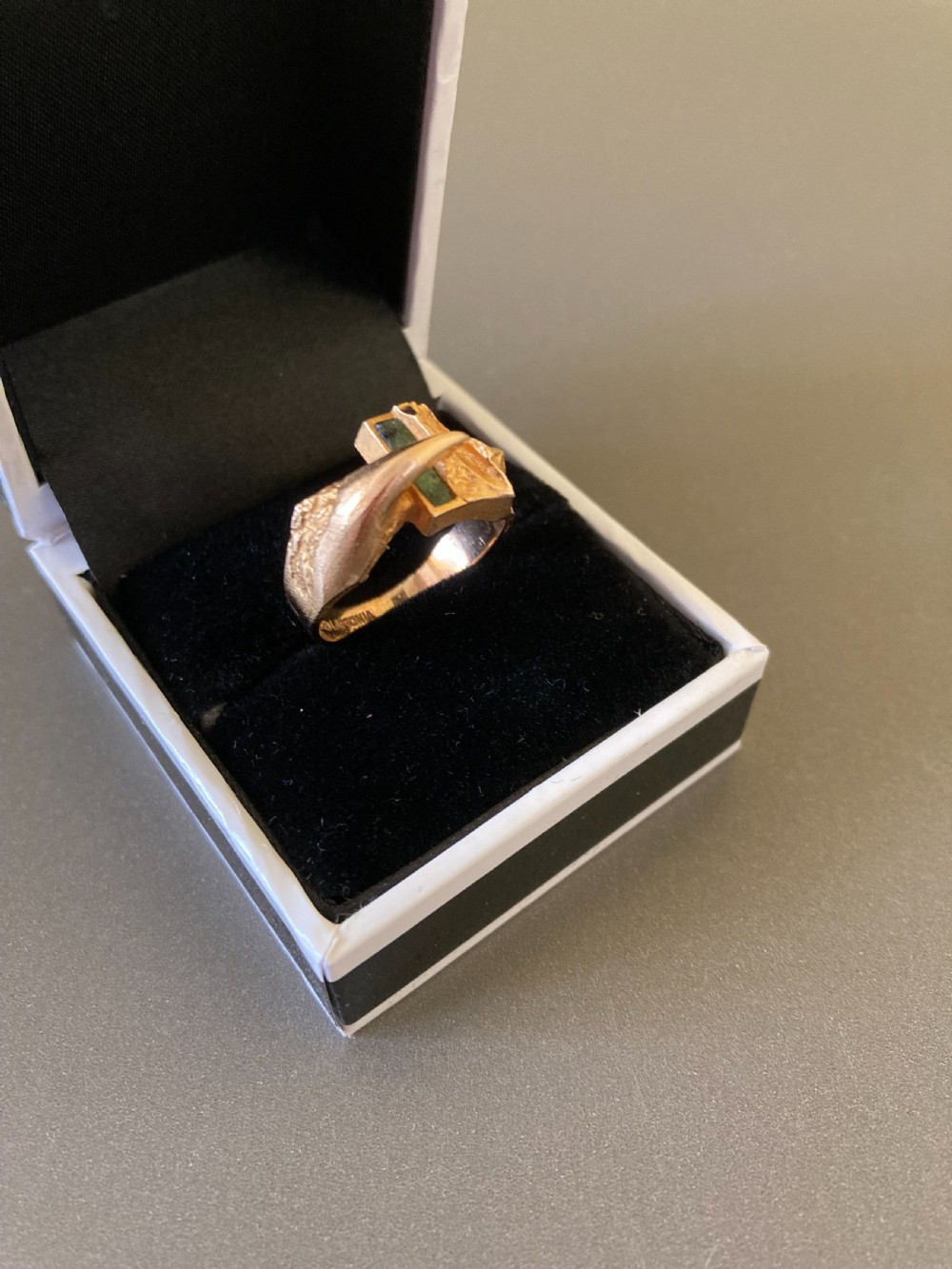 Lapponia 14ct Gold Ring with Zoisite. View IV