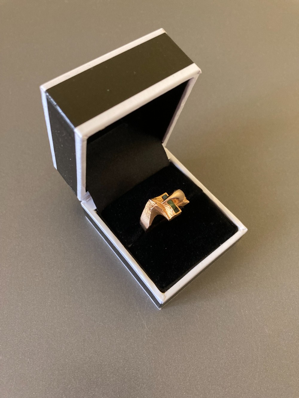 Lapponia 14ct Gold Ring with Zoisite. View VI