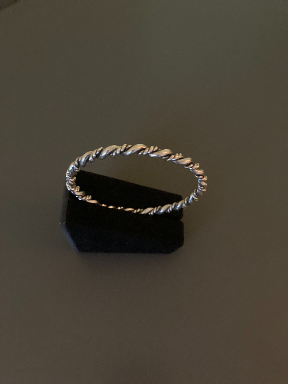 Danish Silver Bangle. 1950s. View III