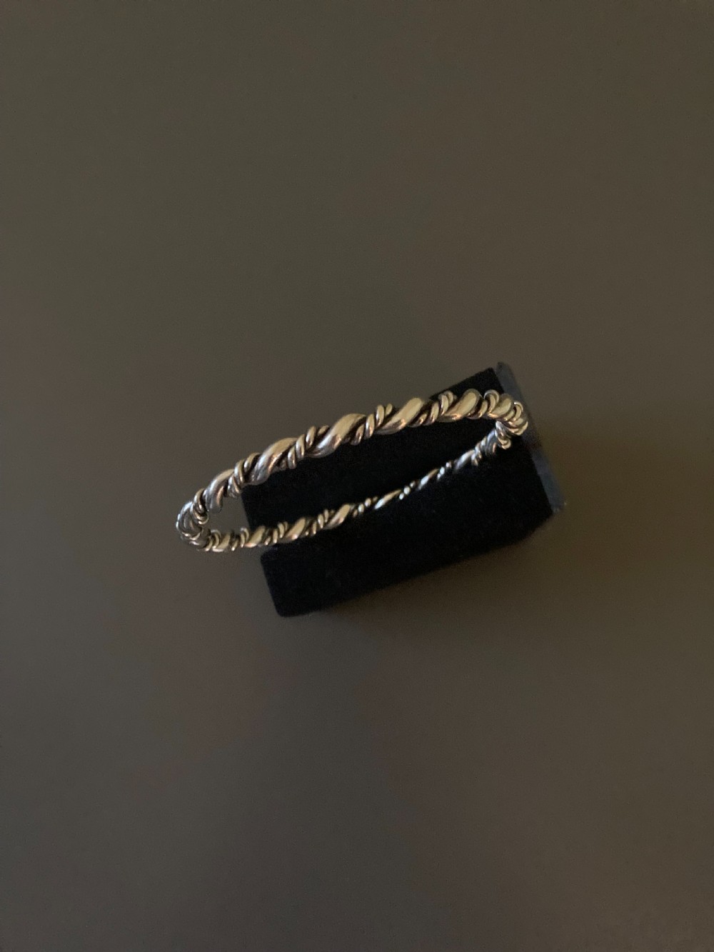Danish Silver Bangle. 1950s. View IV