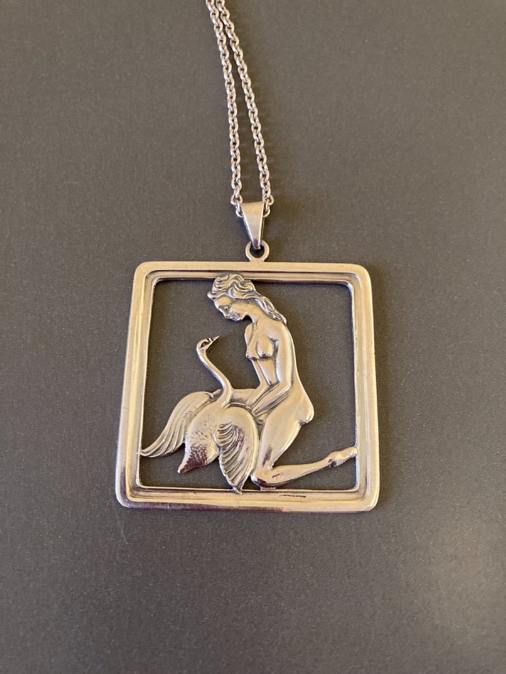 Danish Silver Pendant. 1950s. View II