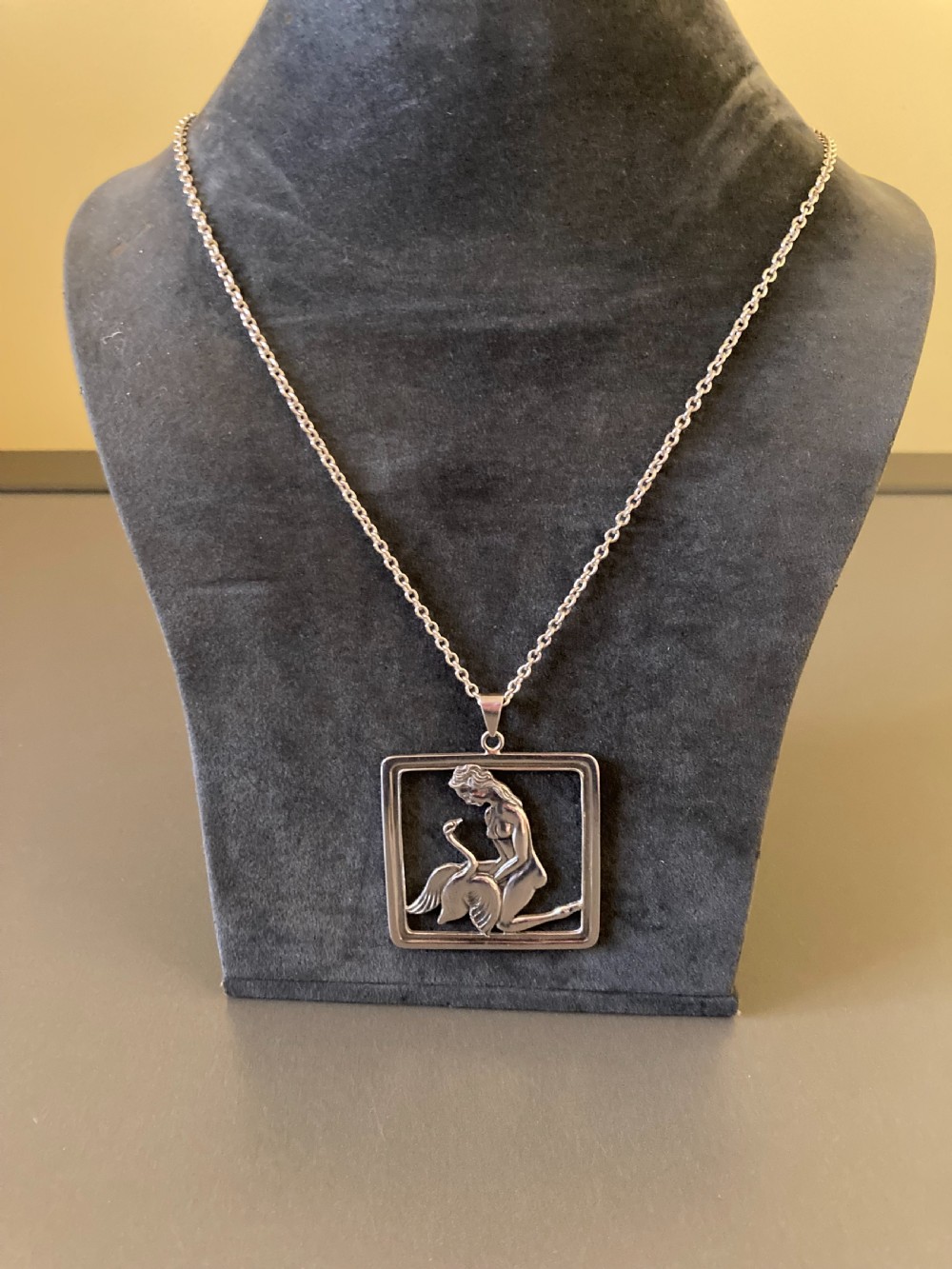 Danish Silver Pendant. 1950s. View IV