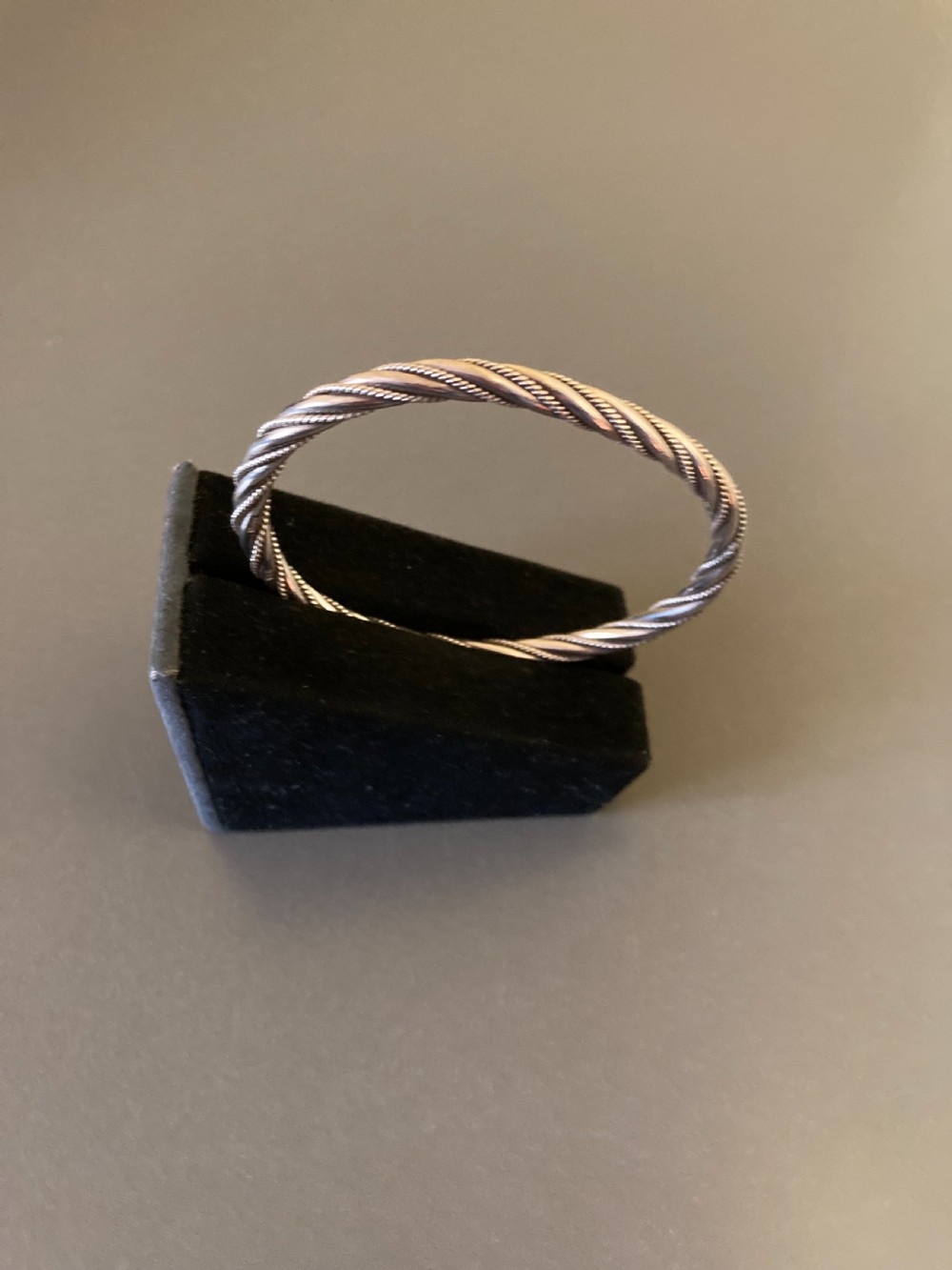 Danish Silver Bangle. 1950s. View IV