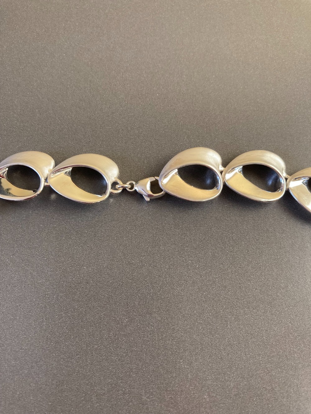 Danish Silver Necklace. By Randers Silver. 1960s. View III