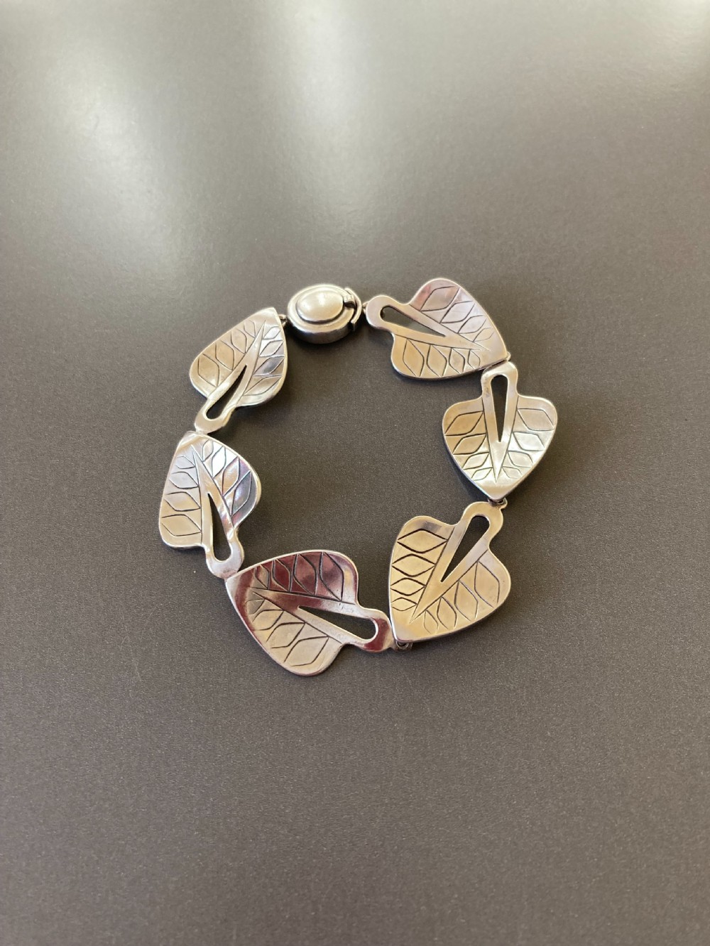 Danish Silver Bracelet. By N E From. View III