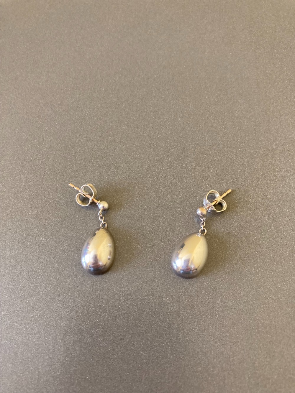 Georg Jensen Danish Silver Earrings.