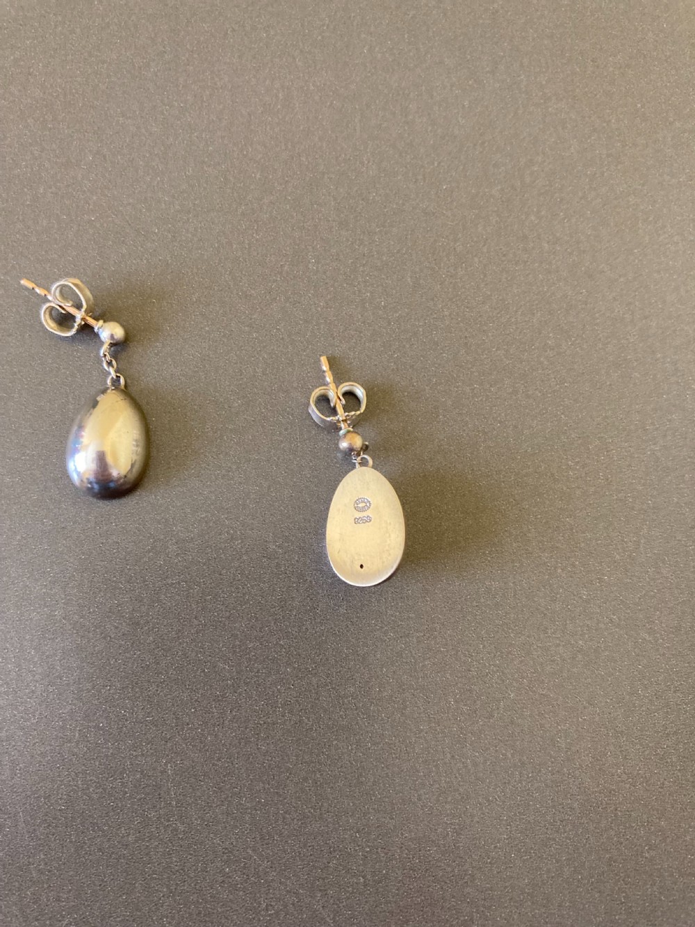Georg Jensen Danish Silver Earrings. View III