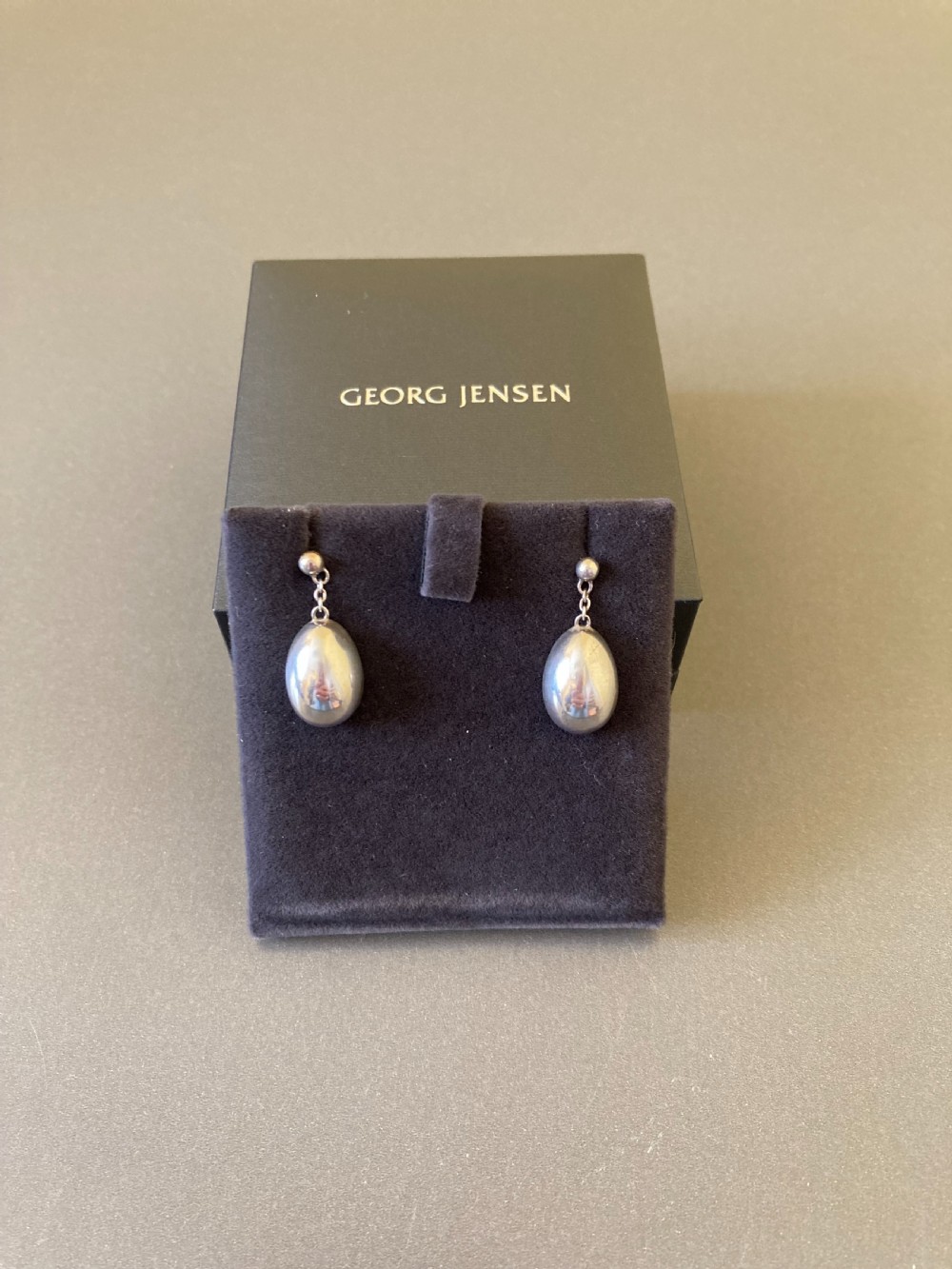 Georg Jensen Danish Silver Earrings. View IV