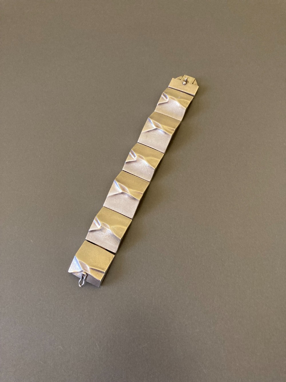 Lapponia Finnish Silver Bracelet. By Bjorn Weckstrom.