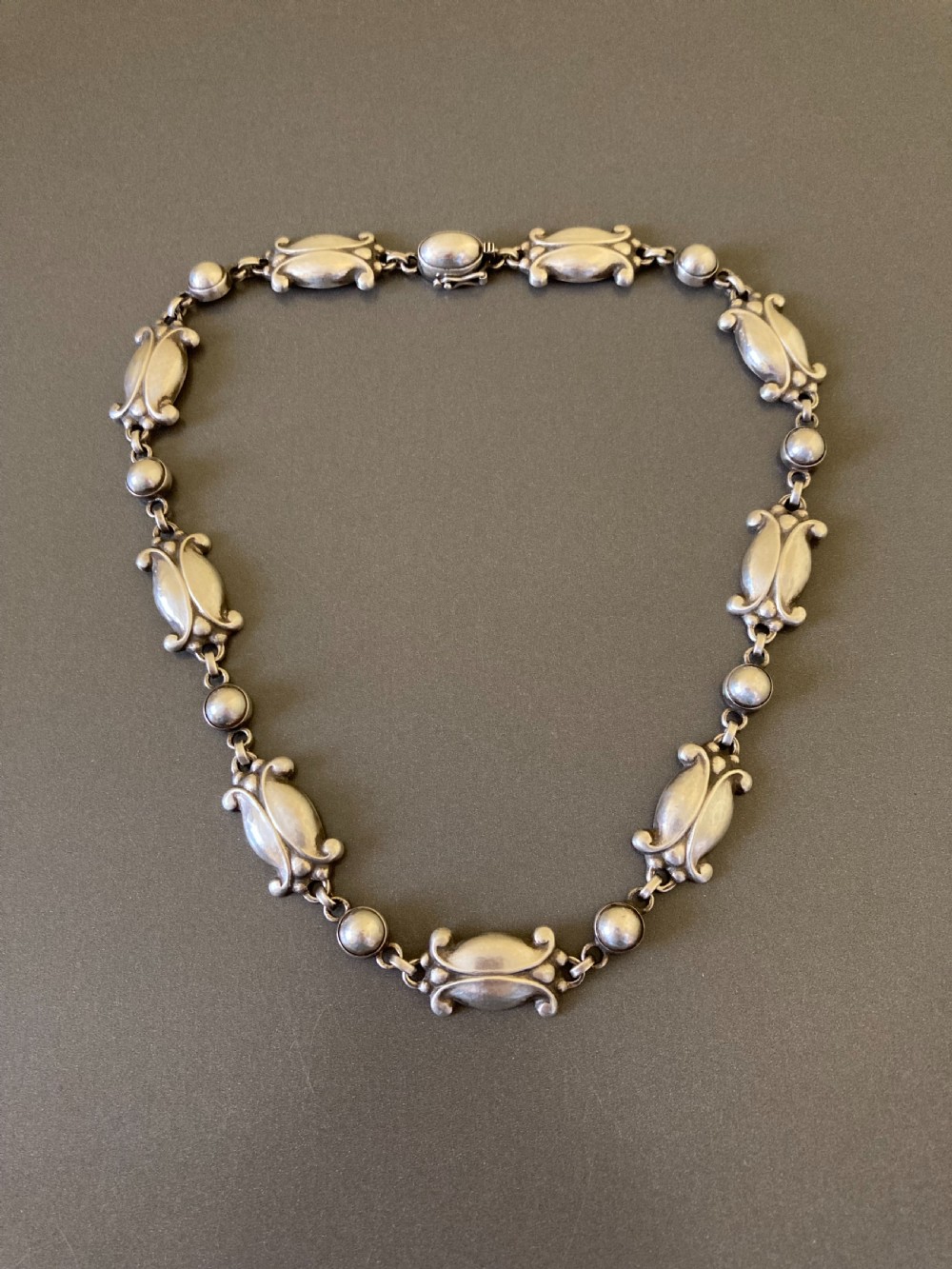 Georg Jensen Danish Silver Necklace. No 15.