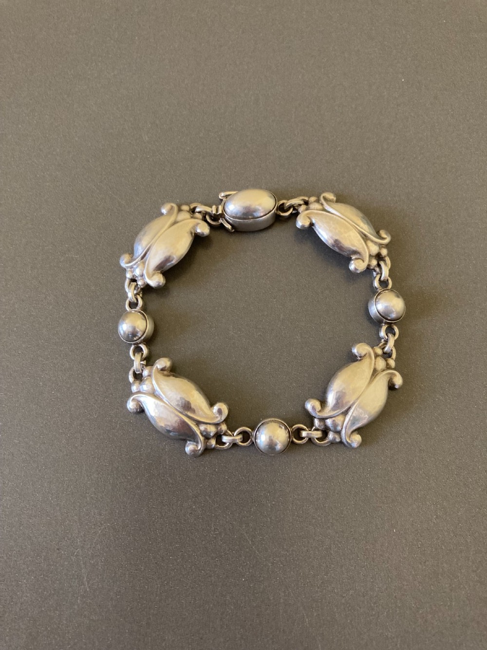 Georg Jensen Danish Silver Bracelet. No 11. View III