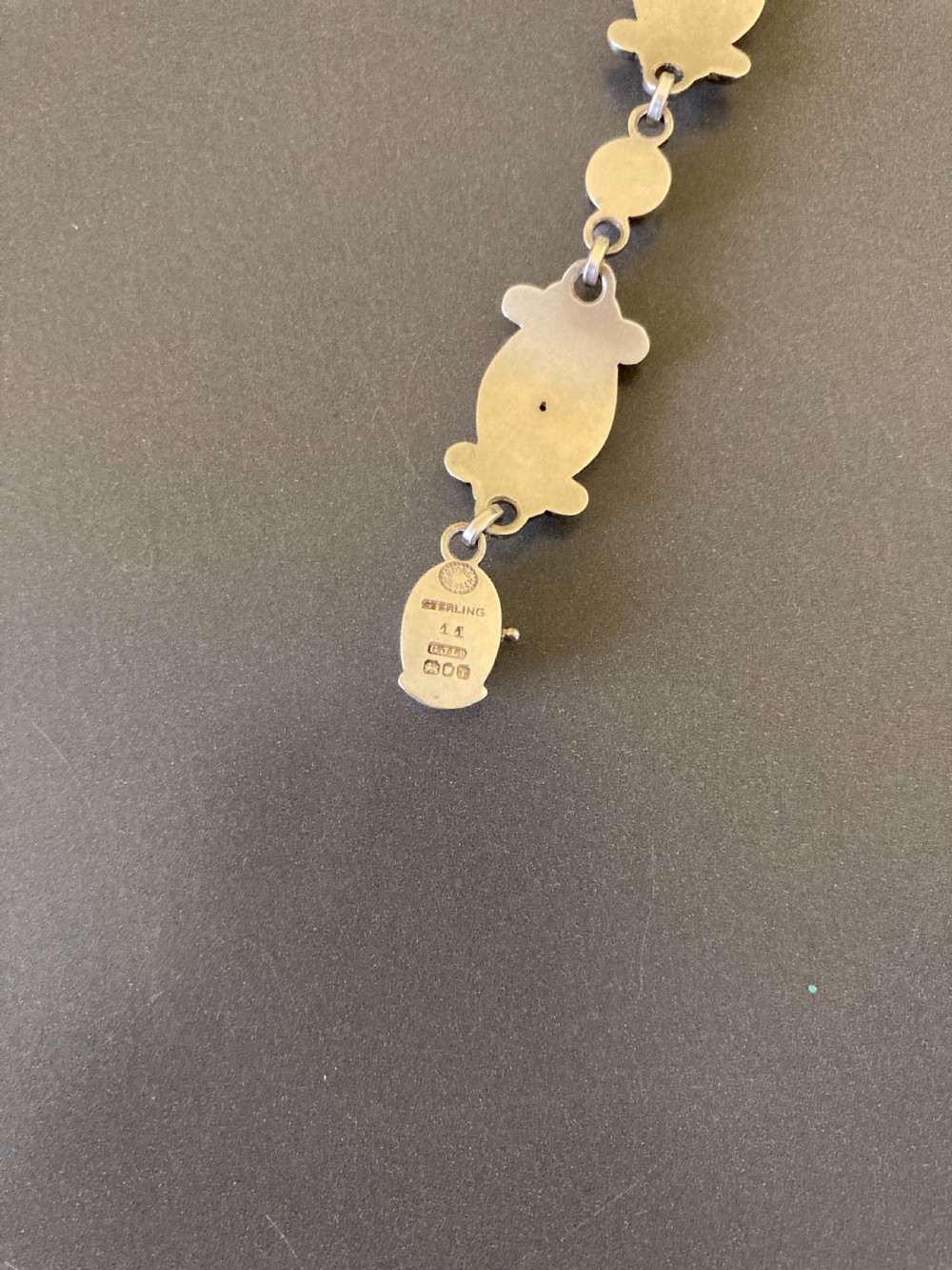 Georg Jensen Danish Silver Bracelet. No 11. View V