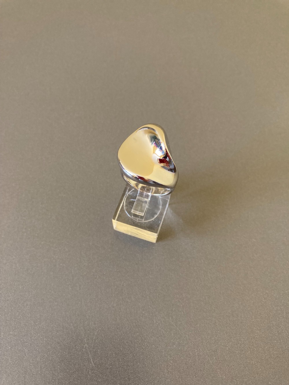 Danish Silver Ring. 1960s. By Randers Silver. View II