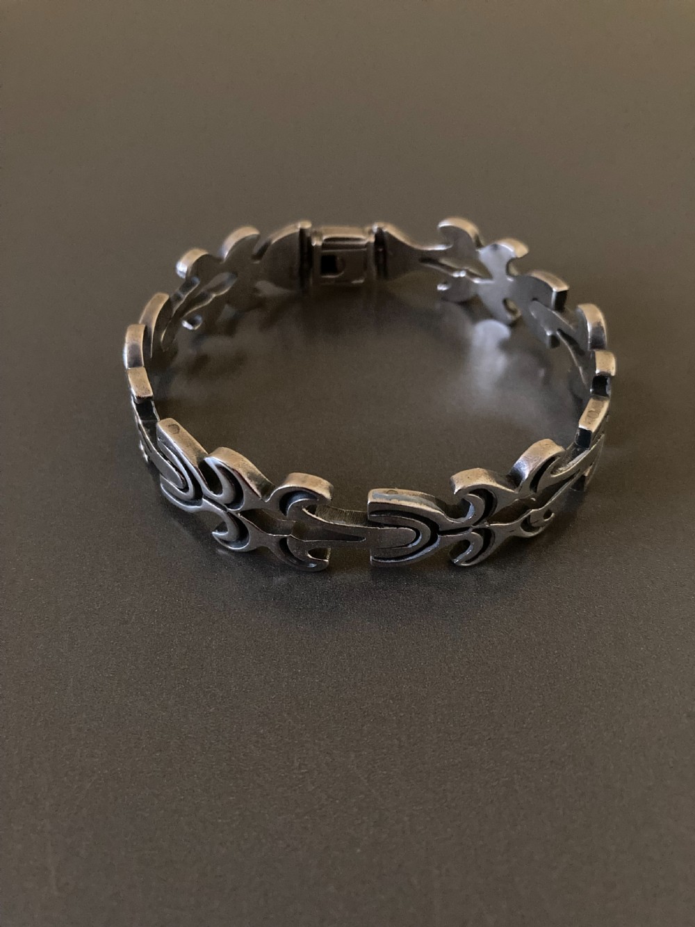 Mexican Silver Bracelet. 1960s. View II