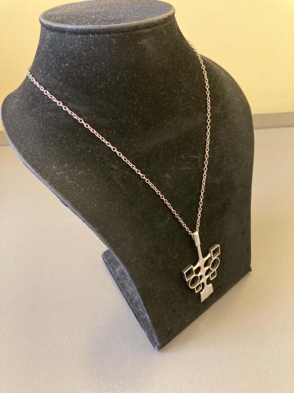 David Andersen Norwegian Silver Pendant 1960s. View V