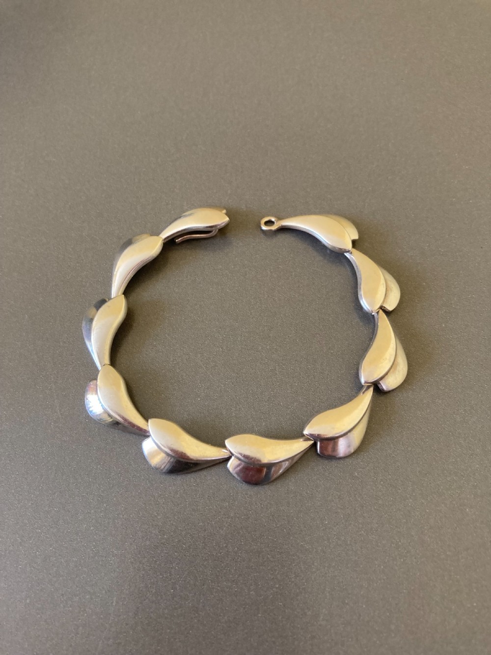 Georg Jensen Danish Silver Bracelet.  View II