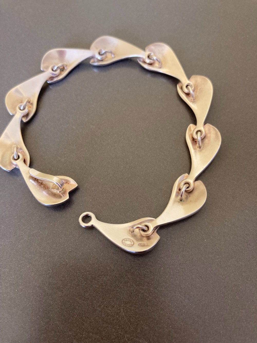 Georg Jensen Danish Silver Bracelet.  View III