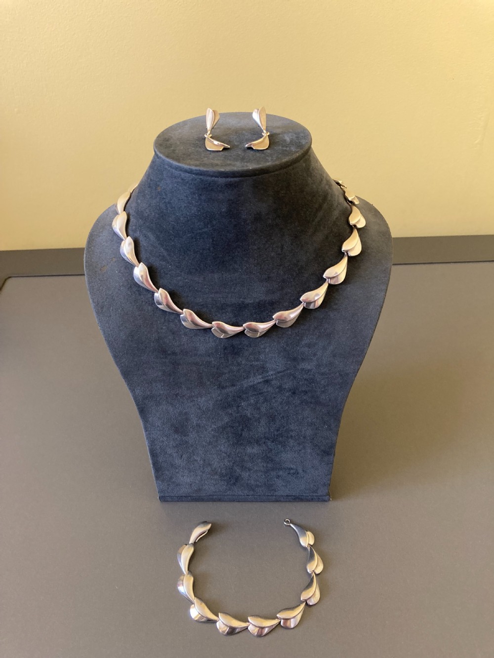 Georg Jensen Danish Silver Bracelet.  View IV