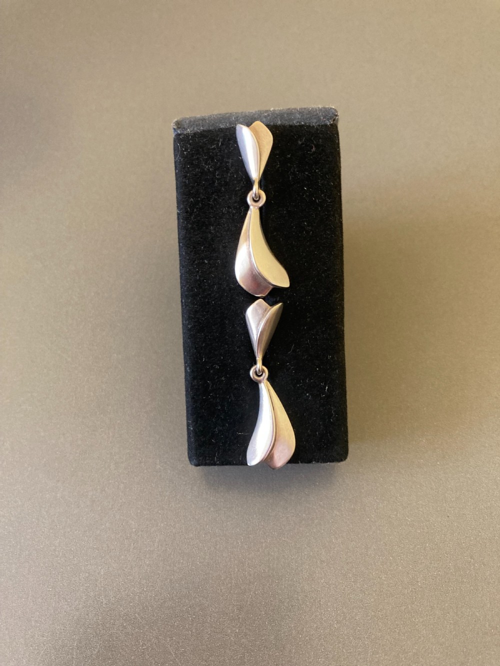 Georg Jensen Danish Silver Earrings. View III